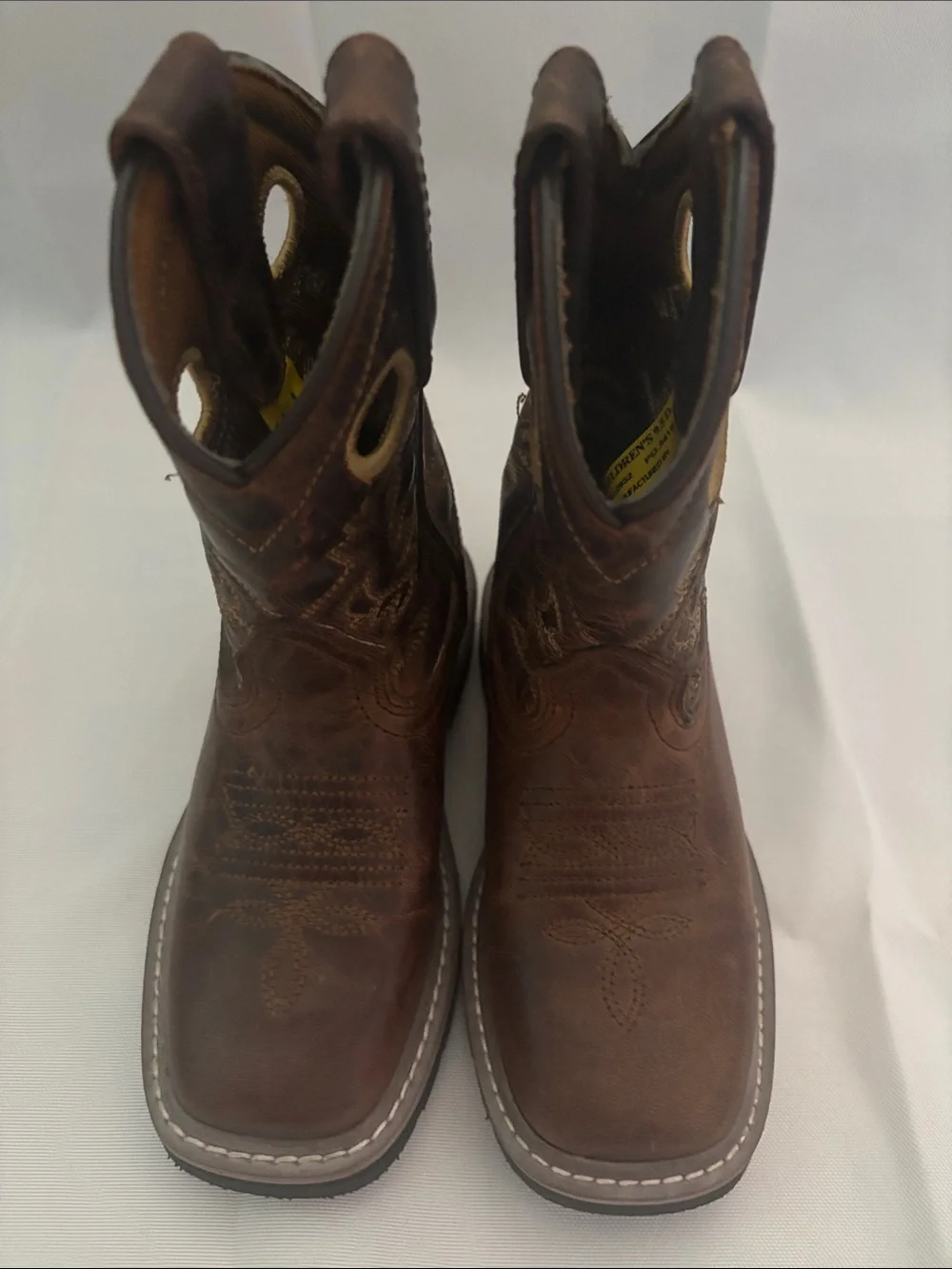 Dan Post Kids Brown Western Pull-On Boots